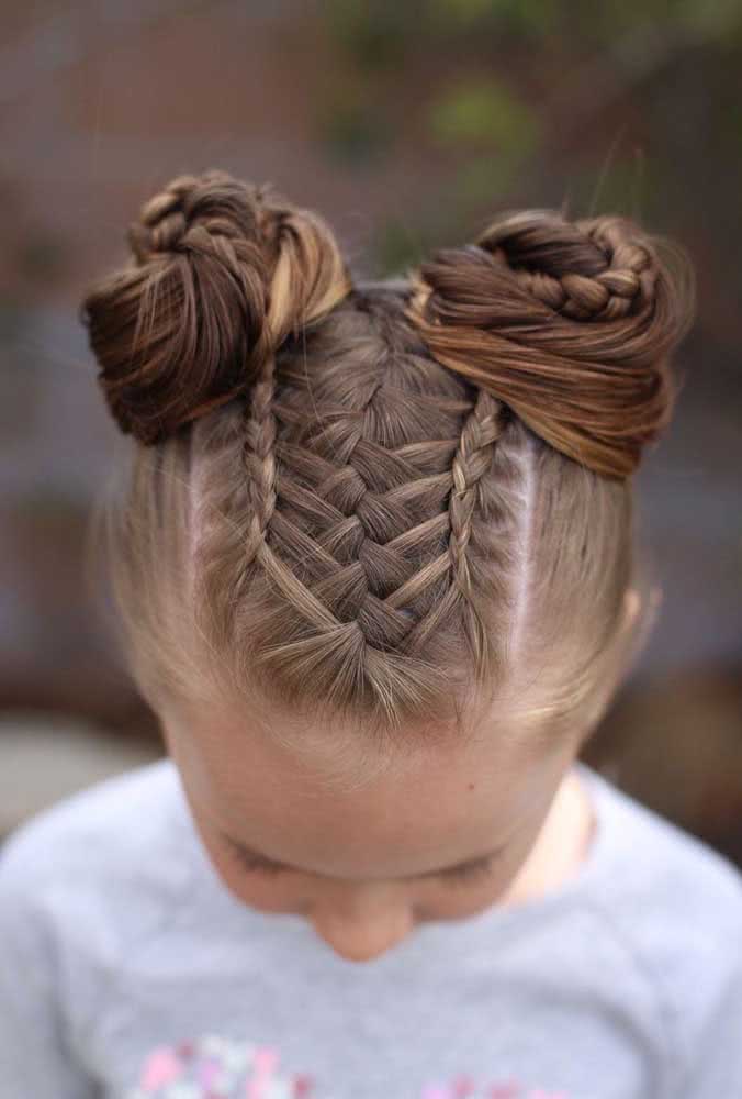 Penteado Infantil Trança Simples (passo a passo) 