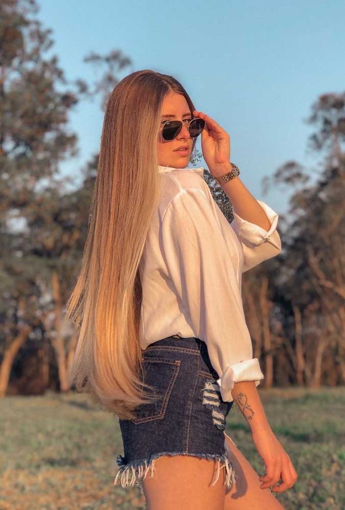 O comprimento ideal do cabelo longo é você que define!