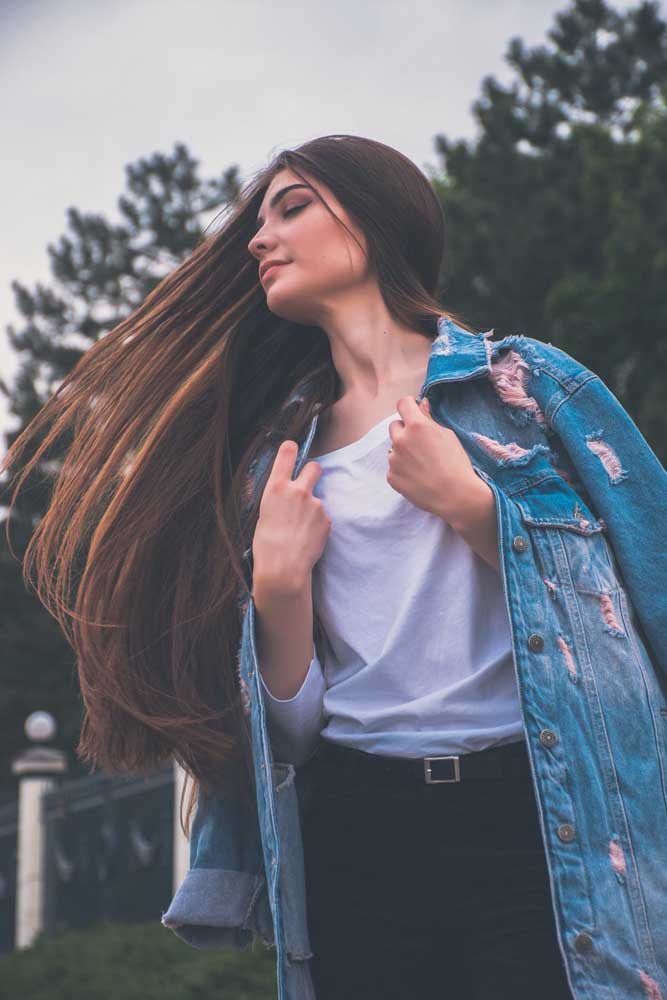 Com dedicação, você também pode ter um cabelo longo como esse!