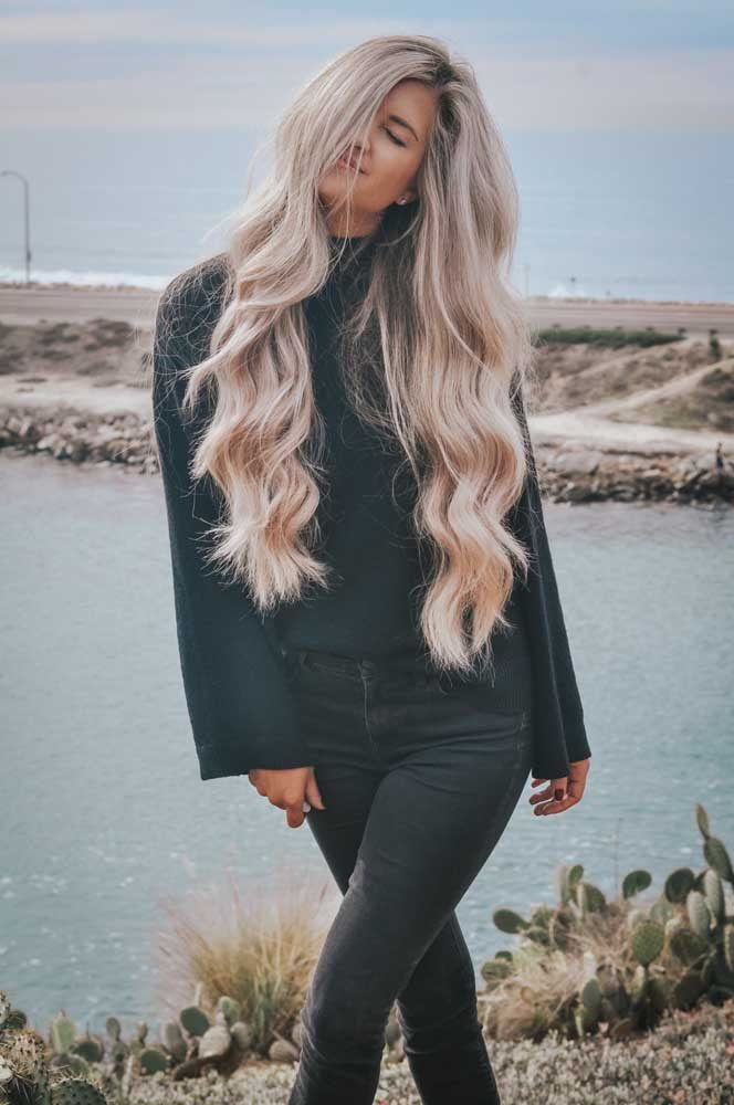 Um cabelo longo para cuidar com muito amor e carinho!